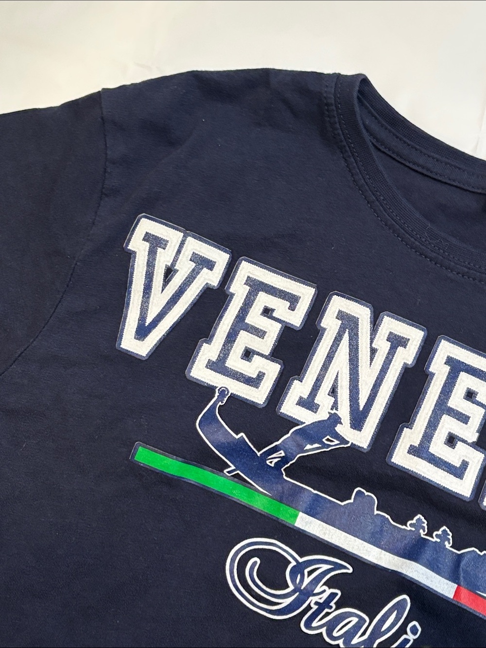 Venezia Italia Venice Italy Souvenir T Shirt Youth Size 12-14 Blue Graphic Tee - Picture 11 of 11